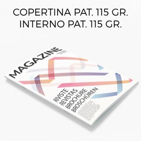 Revistas grapadas - papel 115gr