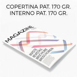Revistas grapadas - papel 170gr