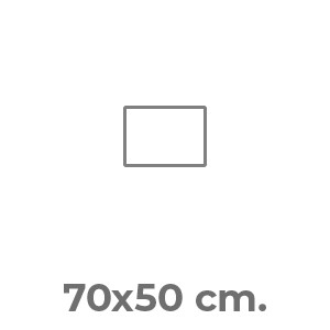 70x50 cm.