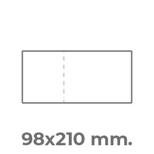 Talonarios entradas 98x210 horizontal 1 línea de corte
