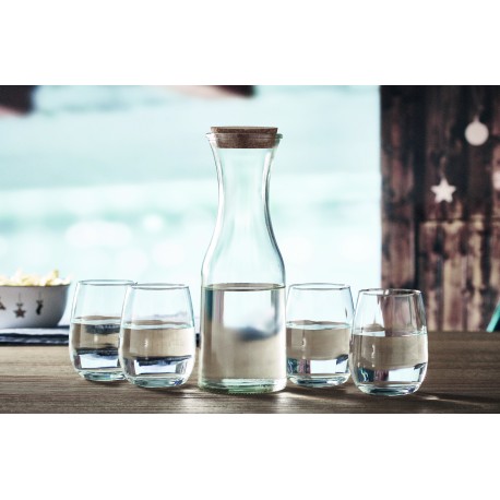 Caraffa in vetro riciclato 1L