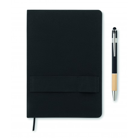 Notebook A5 RPET con penna