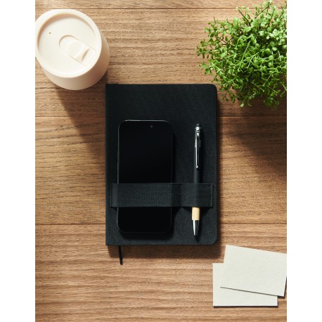 Notebook A5 RPET con penna