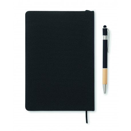 Notebook A5 RPET con penna