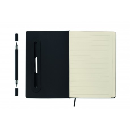 Notebook A5 con porta telefono