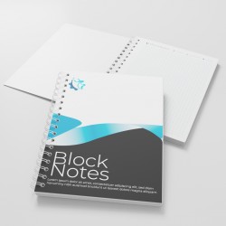 Block notes con spirale