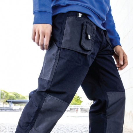 Pantaloni da lavoro personalizzati con 8 tasche e ginocchiere