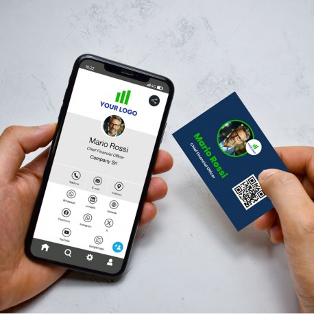 Biglietto da visita QR code dinamico