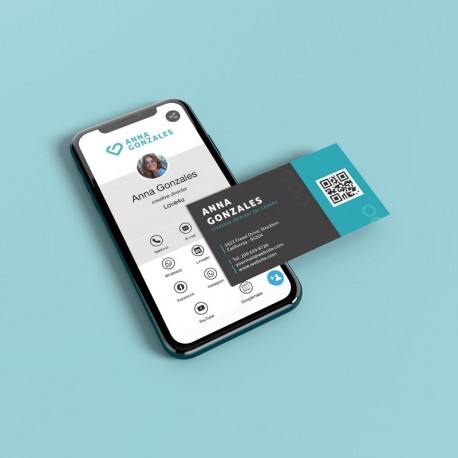 Biglietto da visita QR code dinamico