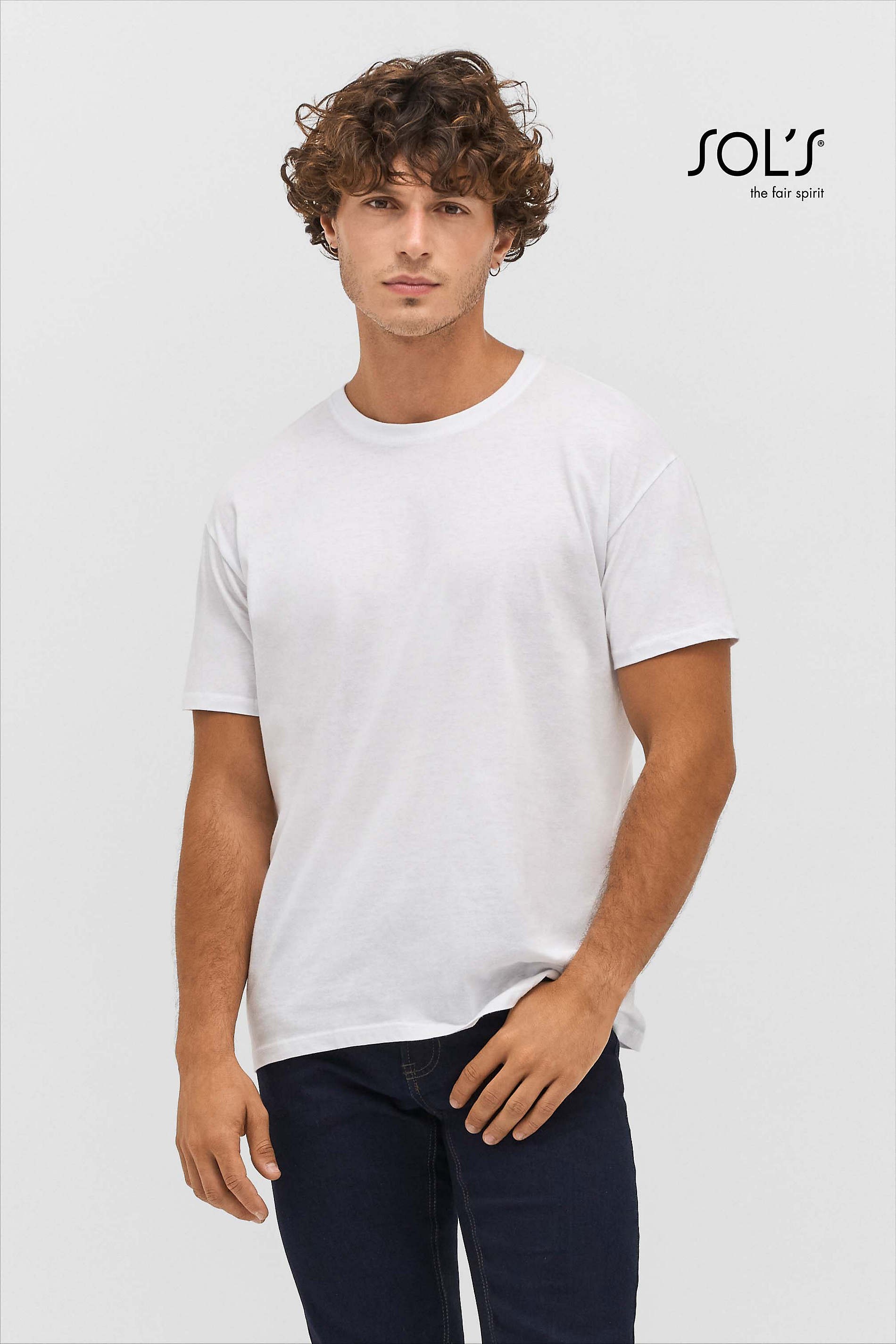 Maglietta unisex titan con girocollo Maglietta unisex titan con girocollo