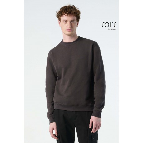 Felpa unisex new supreme con girocollo