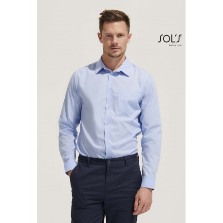 Camicia uomo baltimore fit popeline con manica lunga Camicia uomo baltimore fit popeline con manica lunga