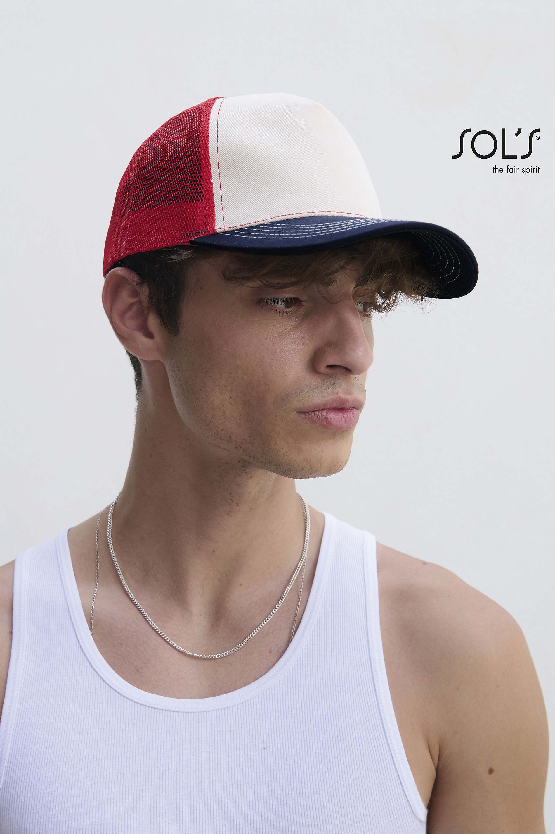 Cappellino blink a 5 pannelli con rete Cappellino blink a 5 pannelli con rete