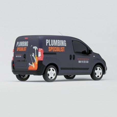Adesivo prespaziato per auto