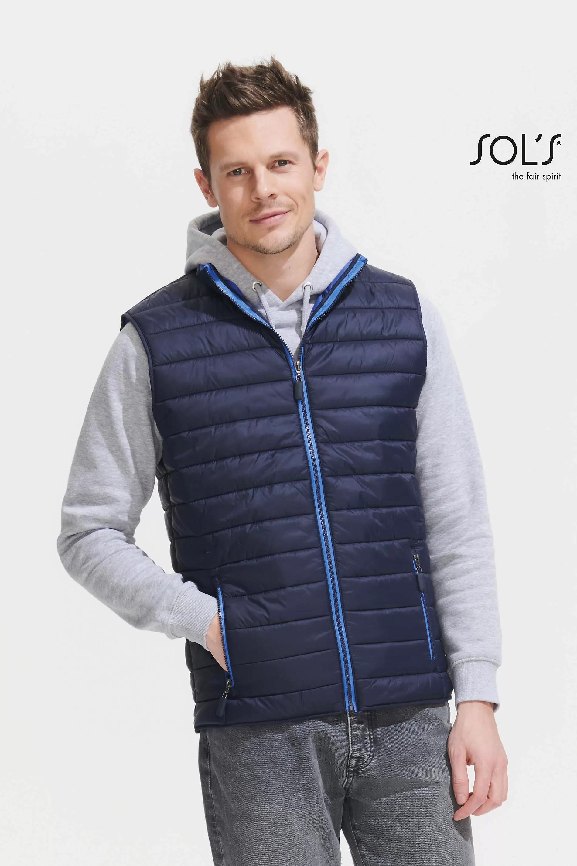 Gilet imbottito leggero wave uomo