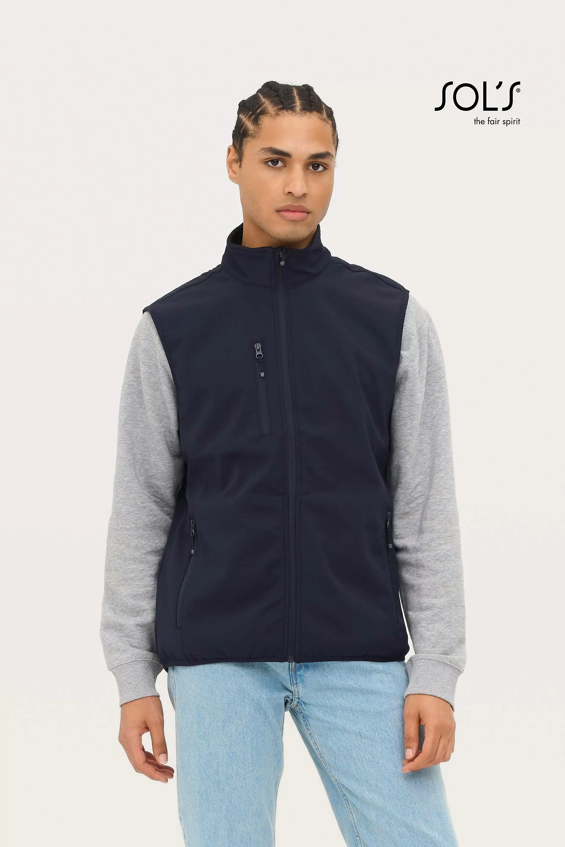 Gilet softshell uomo falcon bw