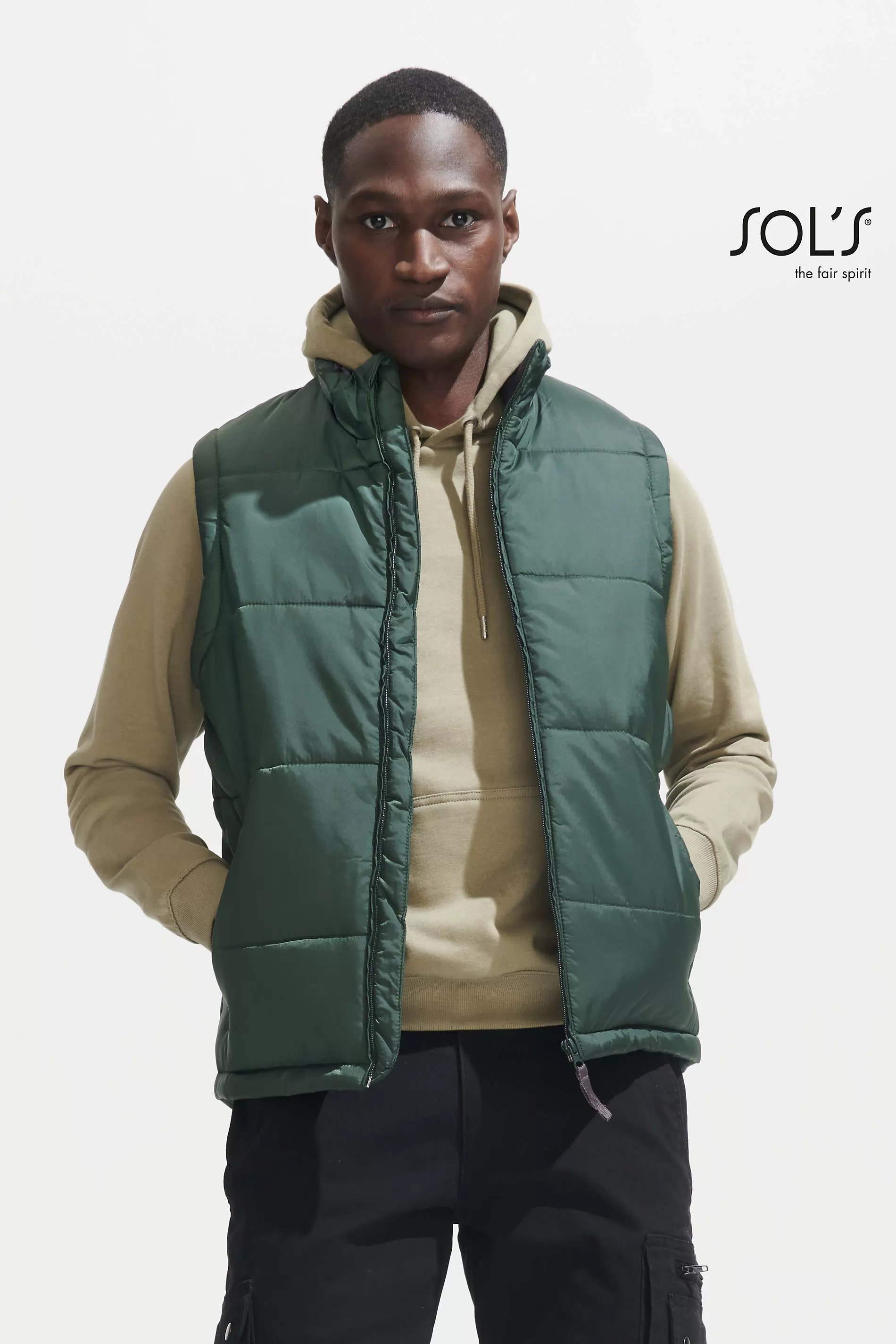Gilet imbottito trapuntato warm