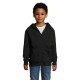 Felpa bambino stone full zip con cappuccio