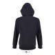 Felpa bambino stone full zip con cappuccio