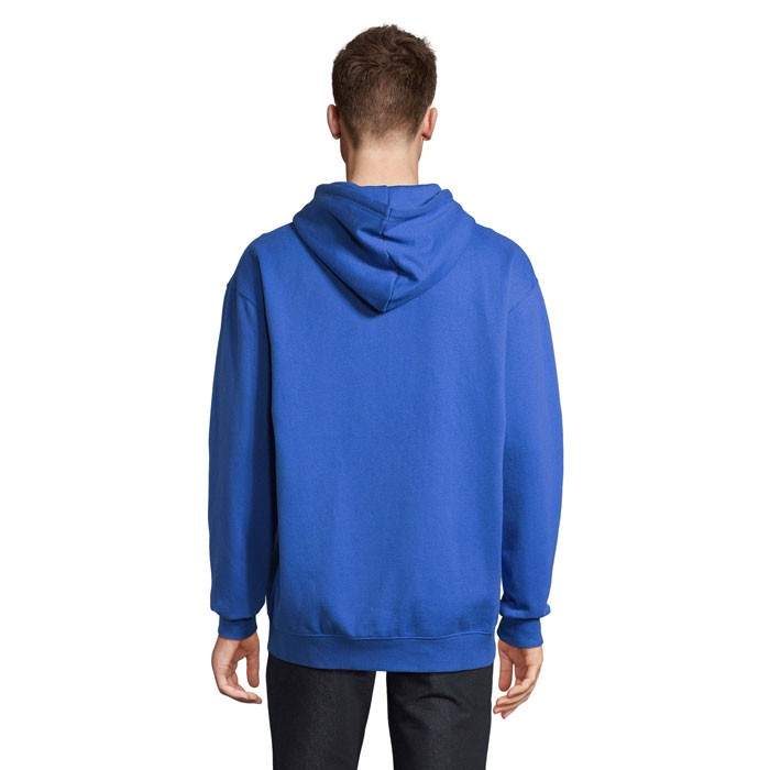Felpa unisex carter full zip con cappuccio