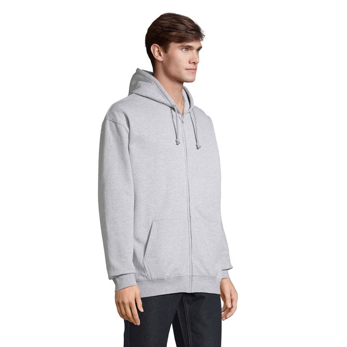 Felpa unisex carter full zip con cappuccio