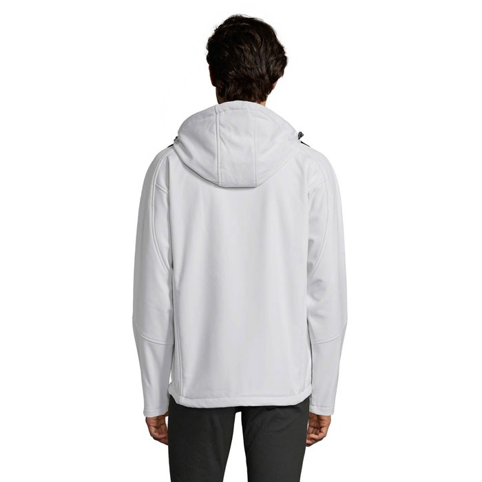 Giacca softshell uomo replay con cappuccio
