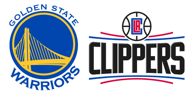 logo Warriors Clippers Nba