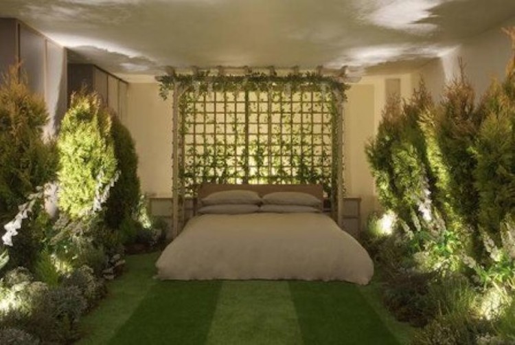 pantone greenery camera da letto