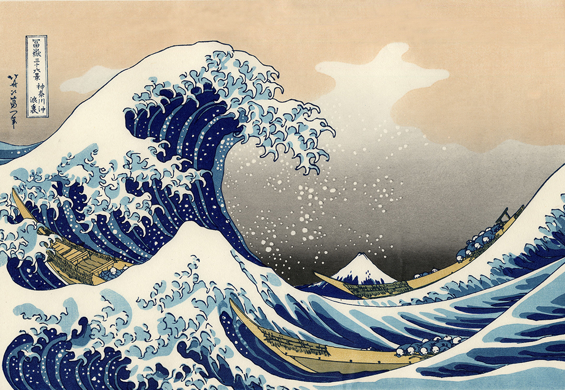 Katsushika Hokusai, La grande onda di Kanagawa, 1830-1831 ca