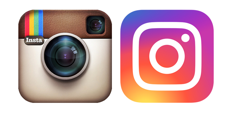 logo vecchio nuovo instagram rebranding