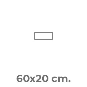 60x20 cm.