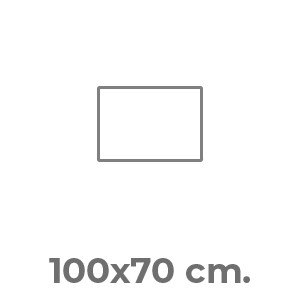 100x70 cm.