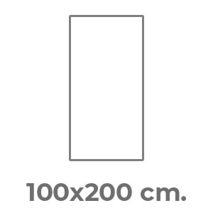 100x200 cm.