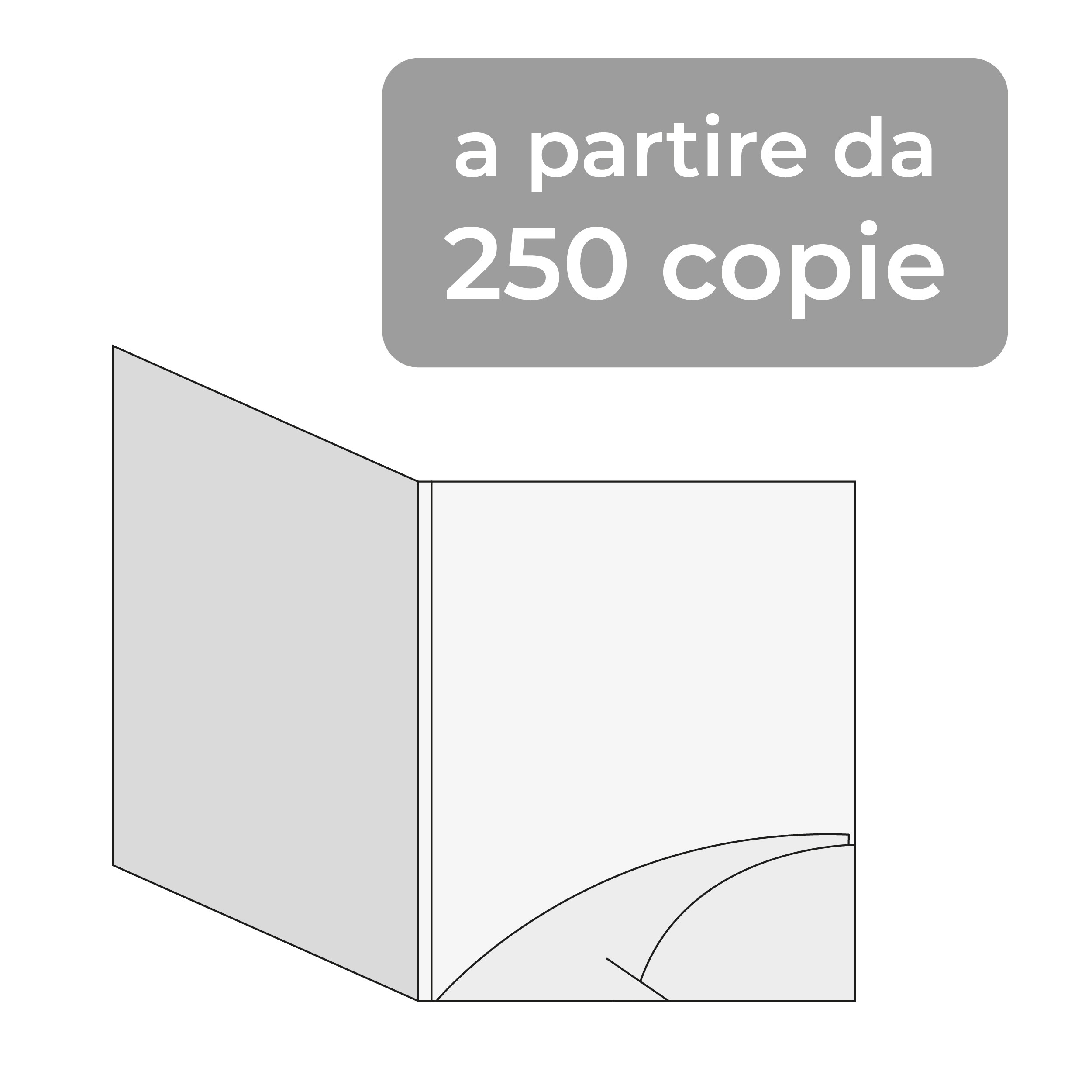 cartella Cartella A4 - 2 lembi (modello C)