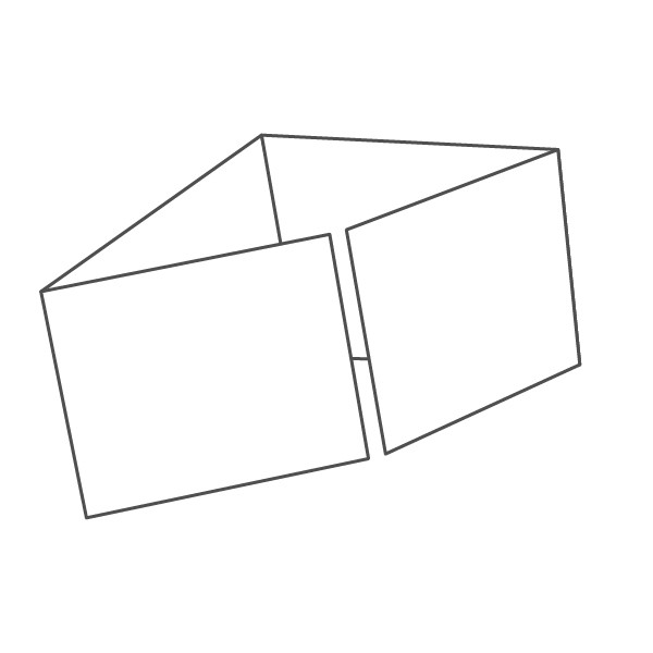 pieghevole 4 ante - 8 facciate A6 orizzontale (14,8x10,5 cm) 588x105 mm piega su piega