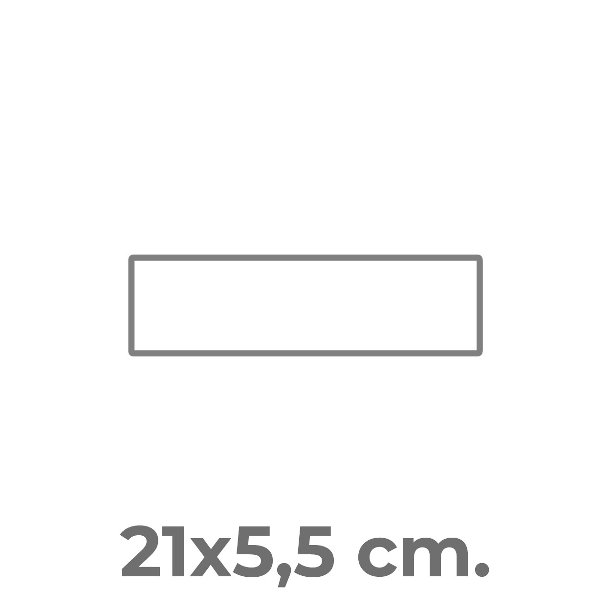21x5,5 cm