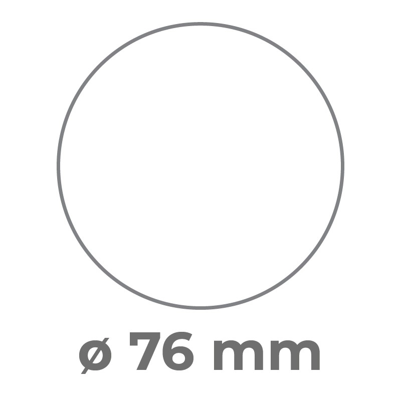 ø 76mm.