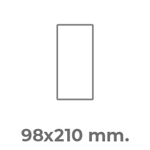 98x210 mm.