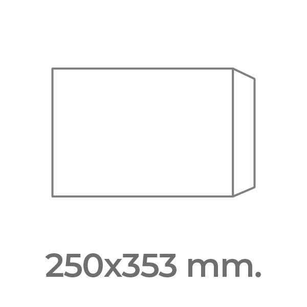 250X353 mm. - piatta