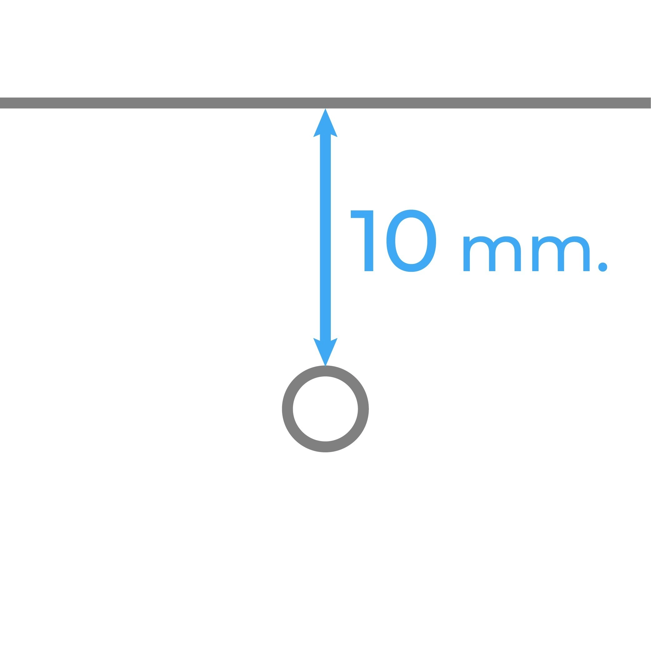 tondo da 5 mm | posizione standard