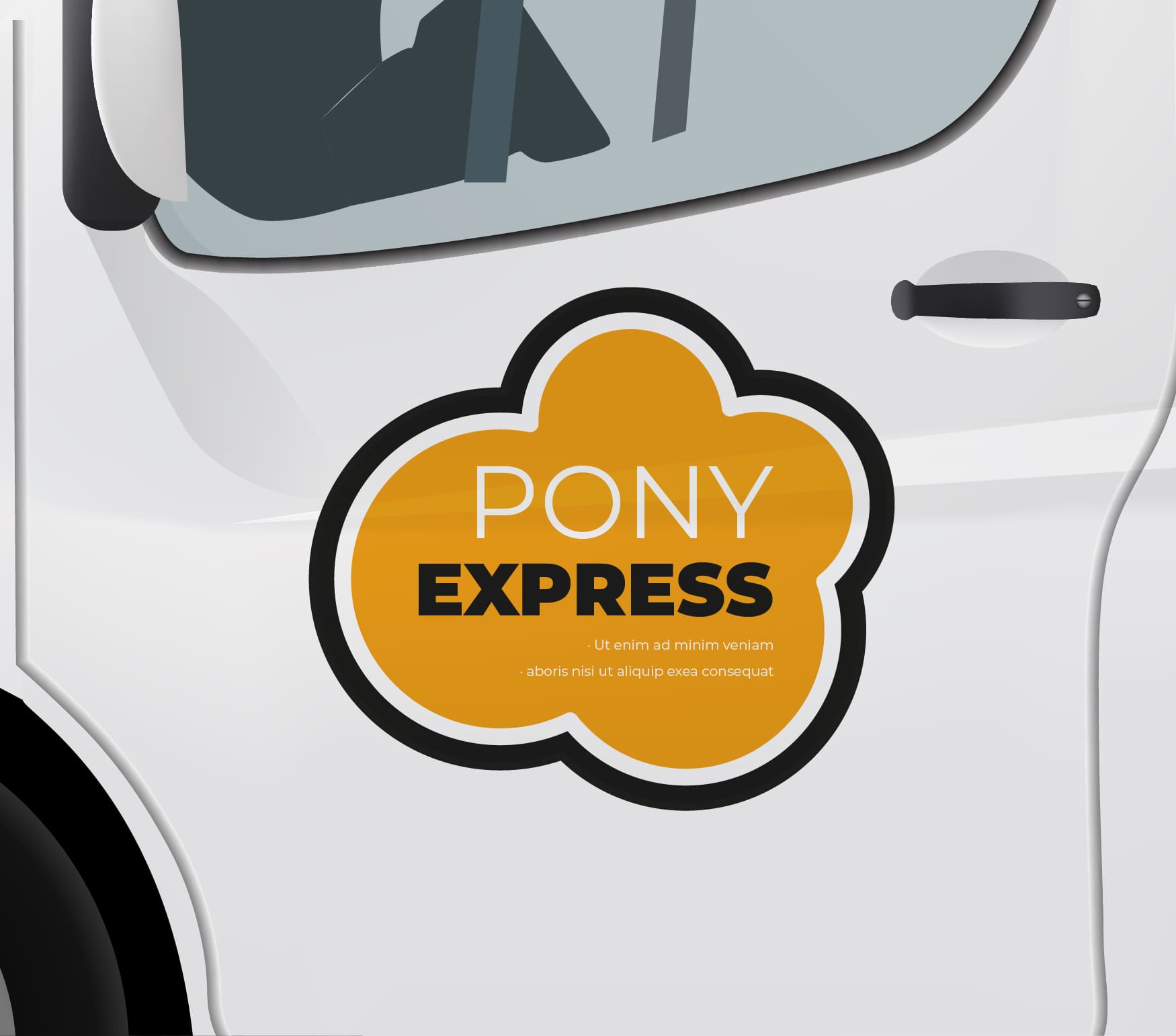 Adesivi per auto, furgoni e camion