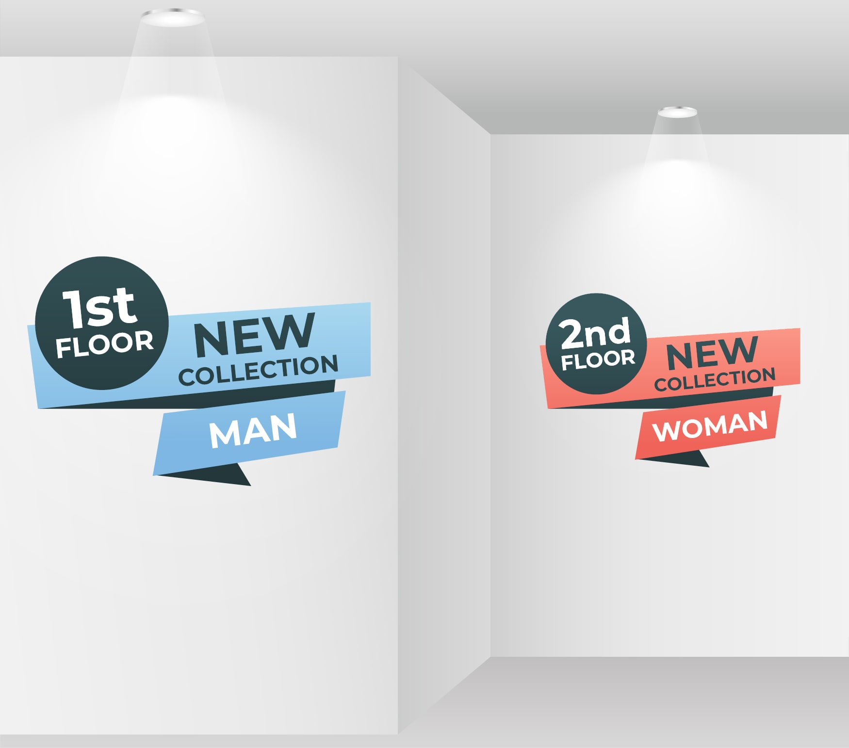 Adesivi murali e scritte per pareti